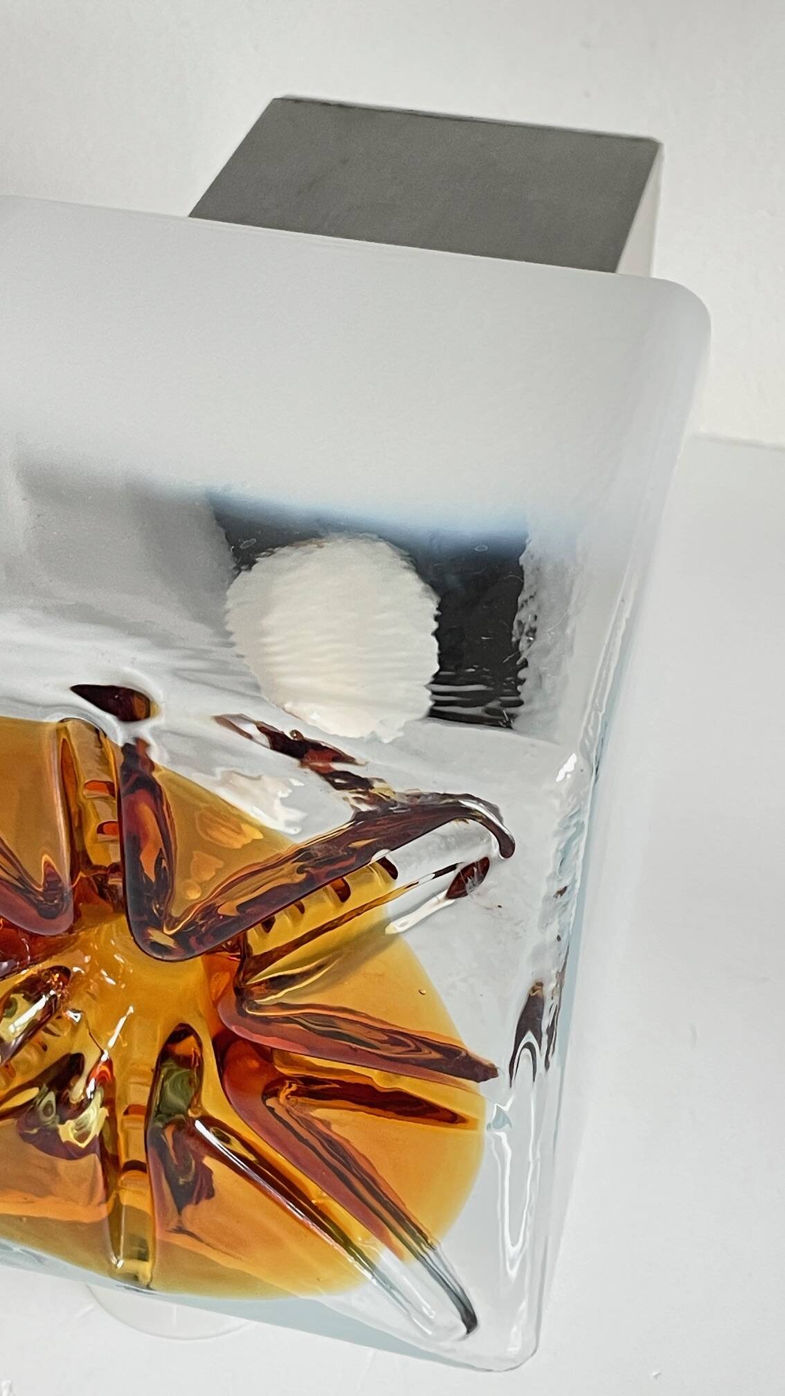 Space age style mazzega wall light