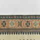 2x11 shades of cream blue oushak runner rug