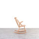 Mid-Century Oak Rocking Chair by Illum Wikkelsø for Niels Eilersen, 1950s.