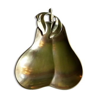 Ashtray or vacuum-Pocket "pear" brass
