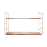 Wall shelf gilded metal and wood way