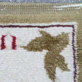 French rug Leleu 1950 224 X 157 cm