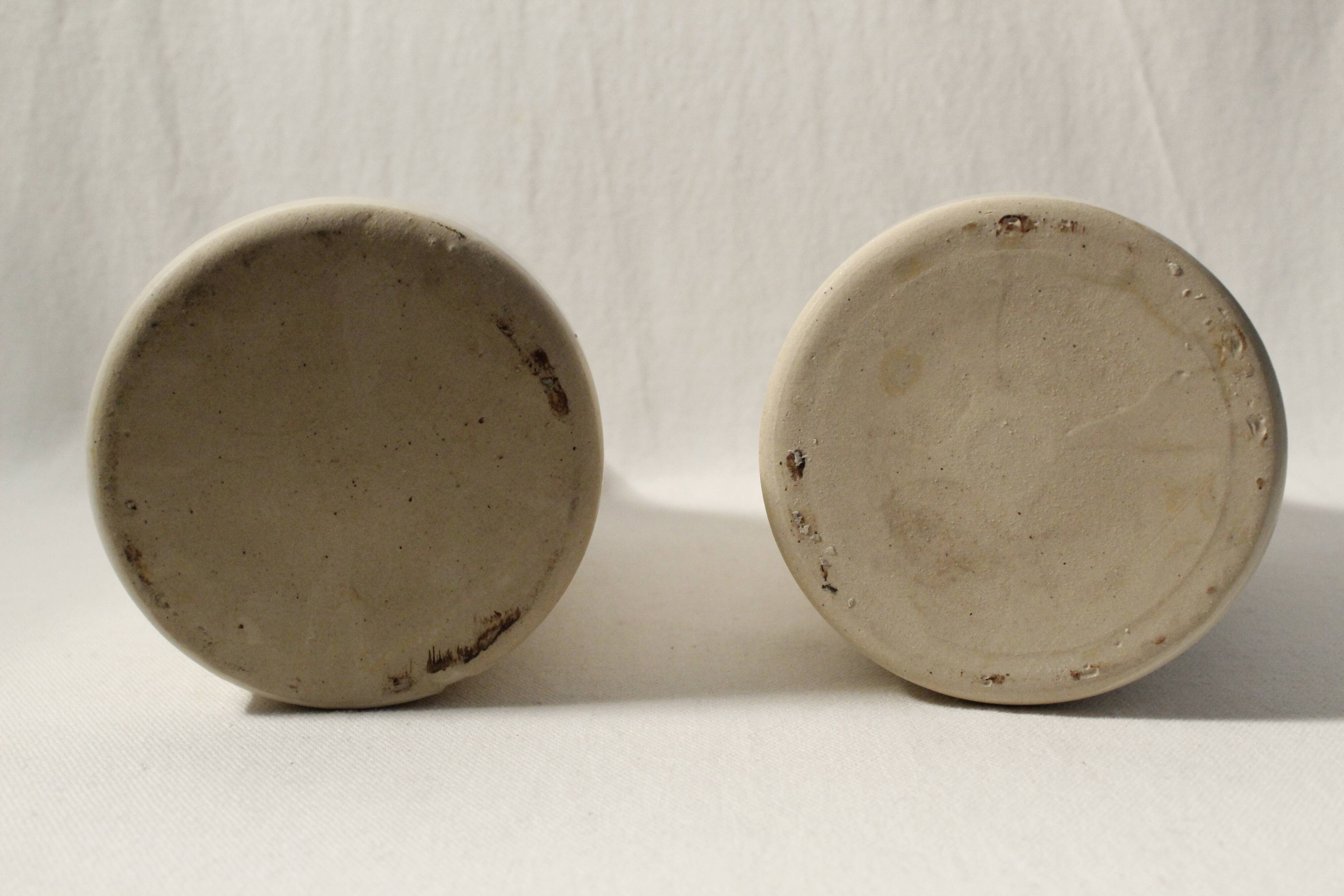 Set of 2 MKM bottles in stoneware - beige - 0,5L