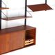 Vintage mid century Royal System Wall Unit with sideboard & shelves in teak by Poul Cadovius, 1960s