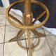 Baumann style 1960 swivel parrot coat rack in bent wood