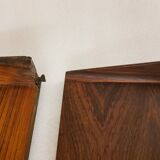 Scandinavian wooden wall-mounted secretary shelf Design Kai Kristiansen