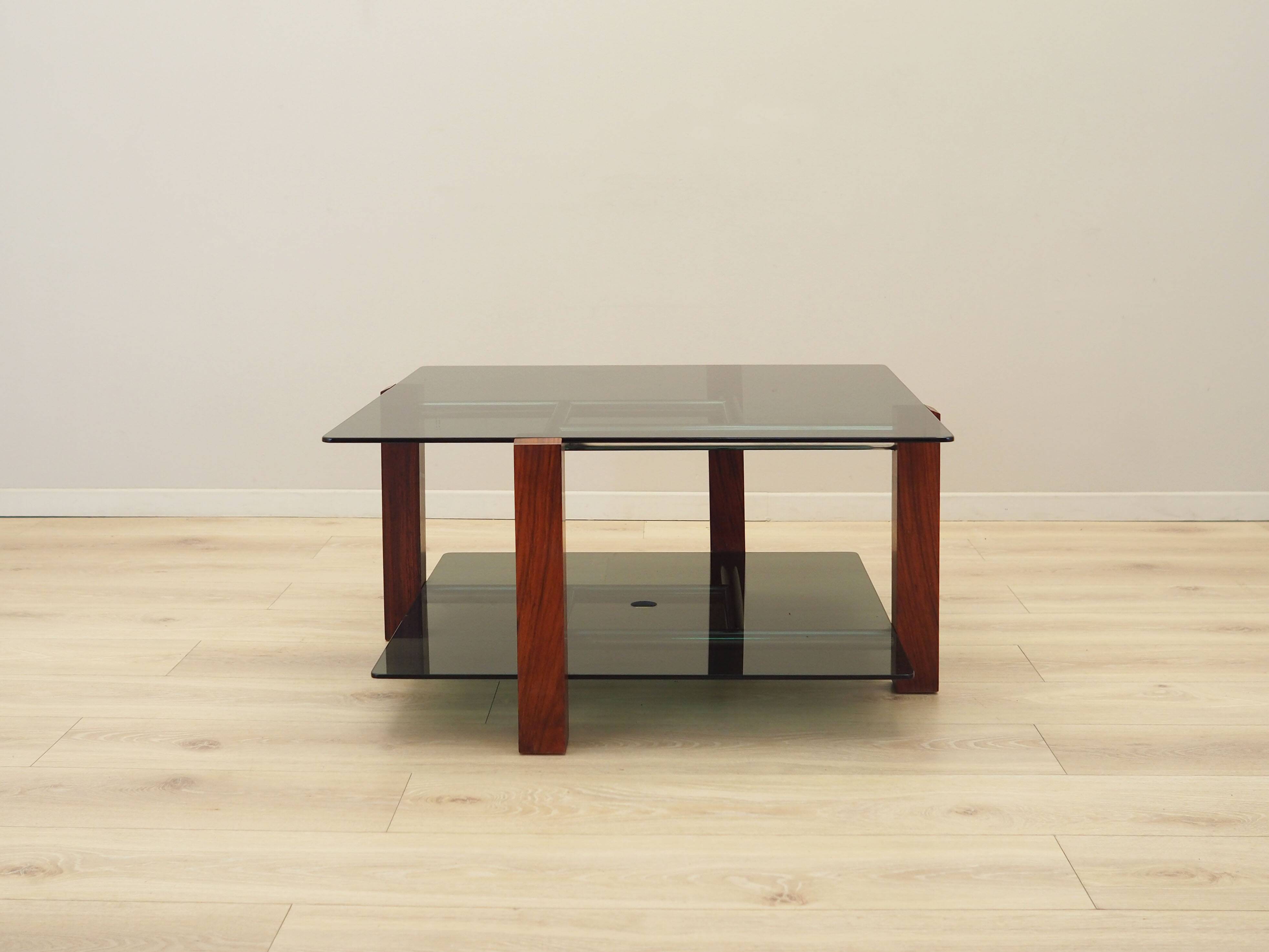 Glass table, Italian design, 1970s, production: Italy