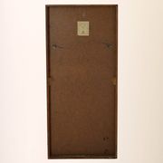 Miroir scandinave vintage en teck, années 1950