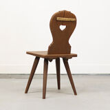 19th century antique Primitive Wabi Sabi mountain chair