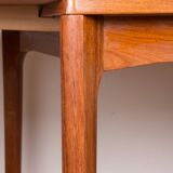 Danish extendable teak dining table by Henning Kjaernulf for Vejle Stole 1960.