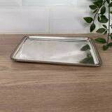 Silver metal tray