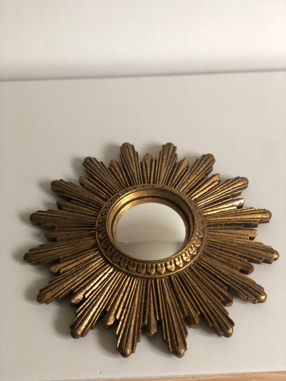 Antique sun mirror, witch's eye 1960