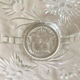 Art Deco chiseled glass ice bucket