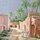 Ancient oriental landscape painting, signed' early 20th century