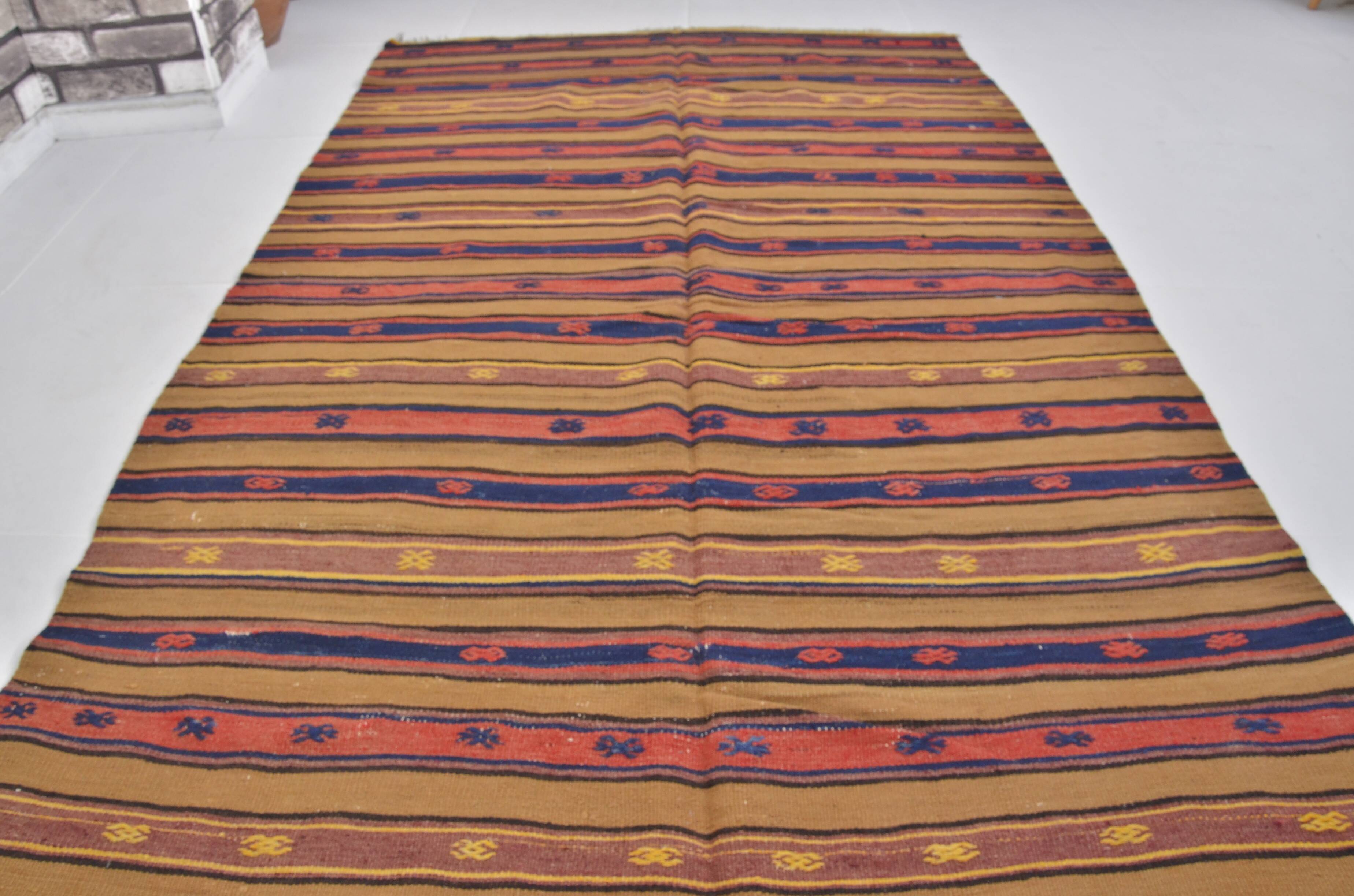 Anatolian Kurdish Handmade Kilim Rug sku 1669
