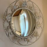 Miroir convexe en fer forgé, Angleterre, années 1950