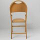 Set of 2 vintage folding chairs from the 1970s, by Achille and Pier Giacomo Castiglioni for Bernini.
