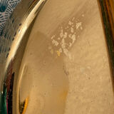 Pair of vintage 80s flower lamps