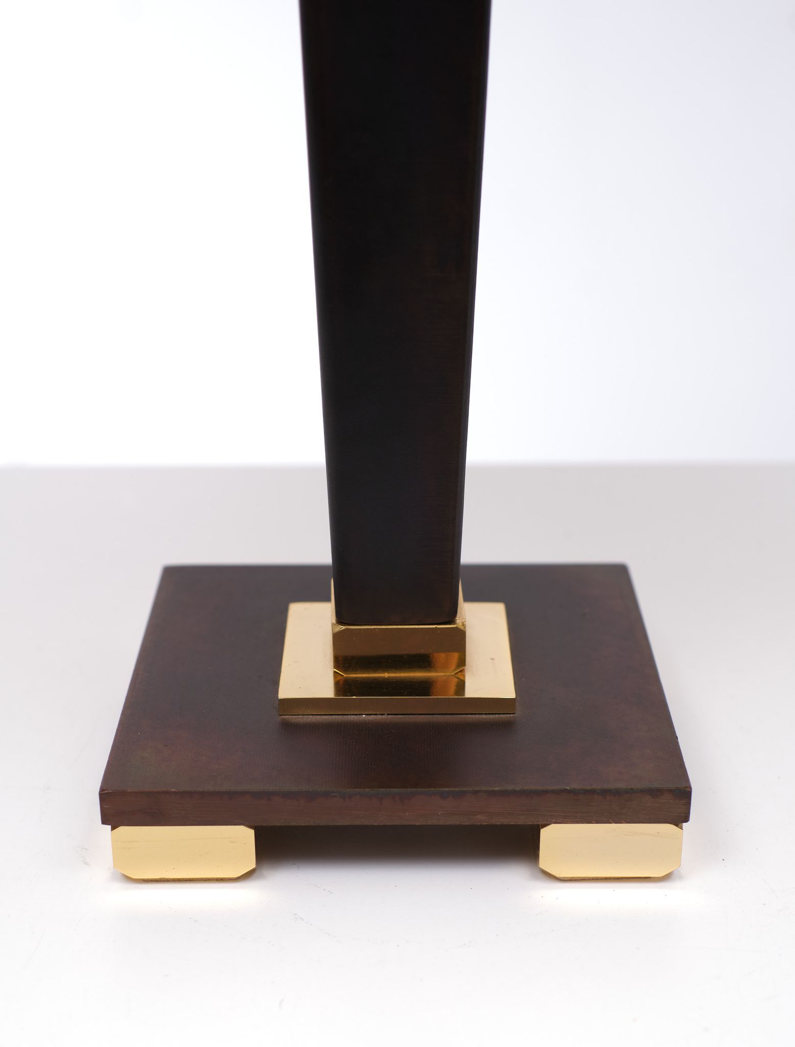 Lampe de table en bronze Bielefelder Werkstatte années 1980 Italie