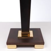 Lampe de table en bronze Bielefelder Werkstatte années 1980 Italie