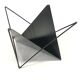 80s steel wire coffee table eclectic design