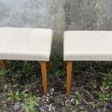 Vintage ottoman footrest