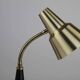 Table / Desk Lamp Model 600/5 by Gemi — Swedish Modernism in Black & Brass, 1960s