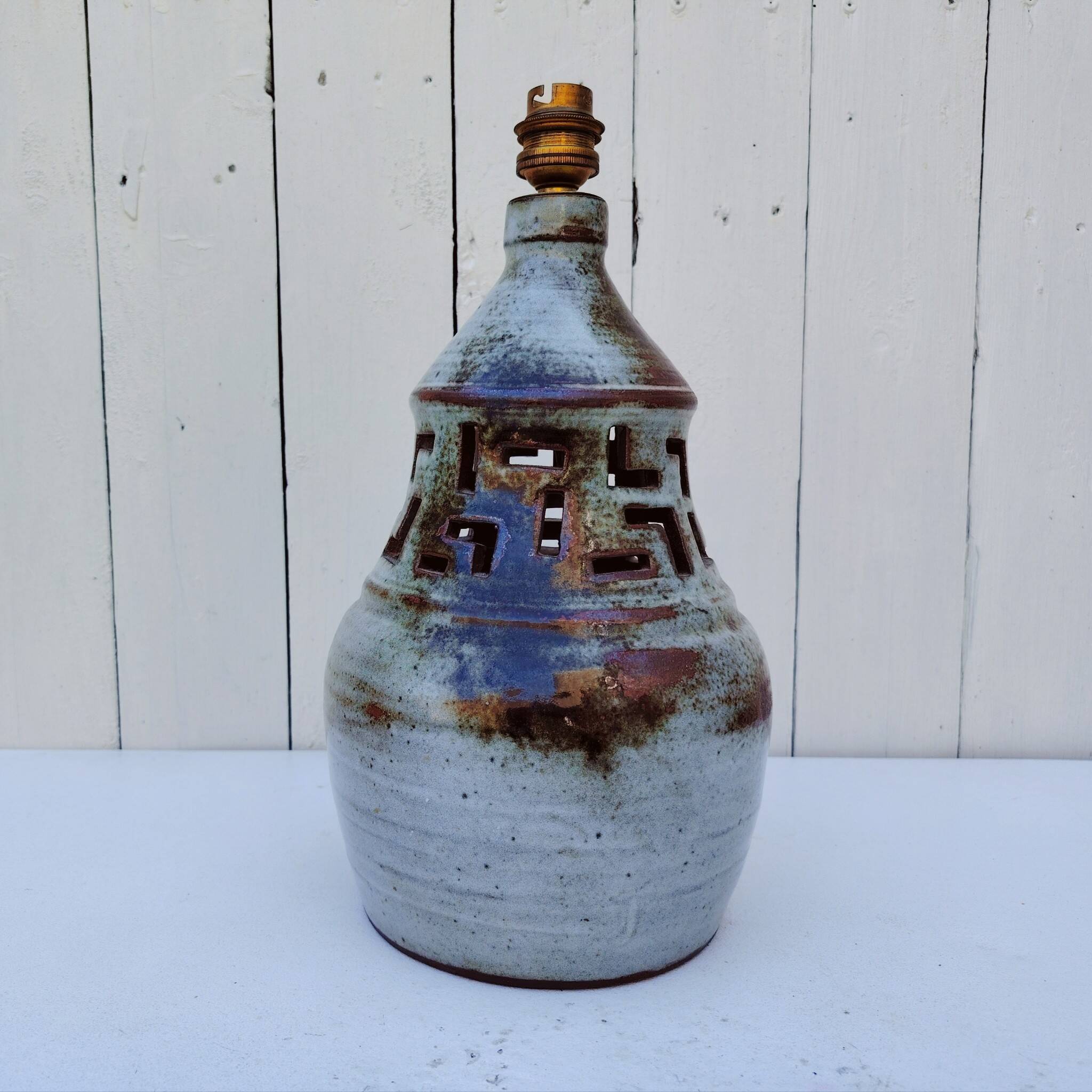 Ceramic lamp base, Chantal & Thierry Robert