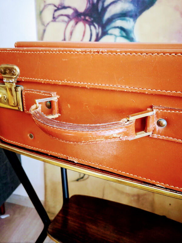Leather case with Briefcase