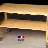 Large serving trolley in blond wood from... matignon! (2/2)