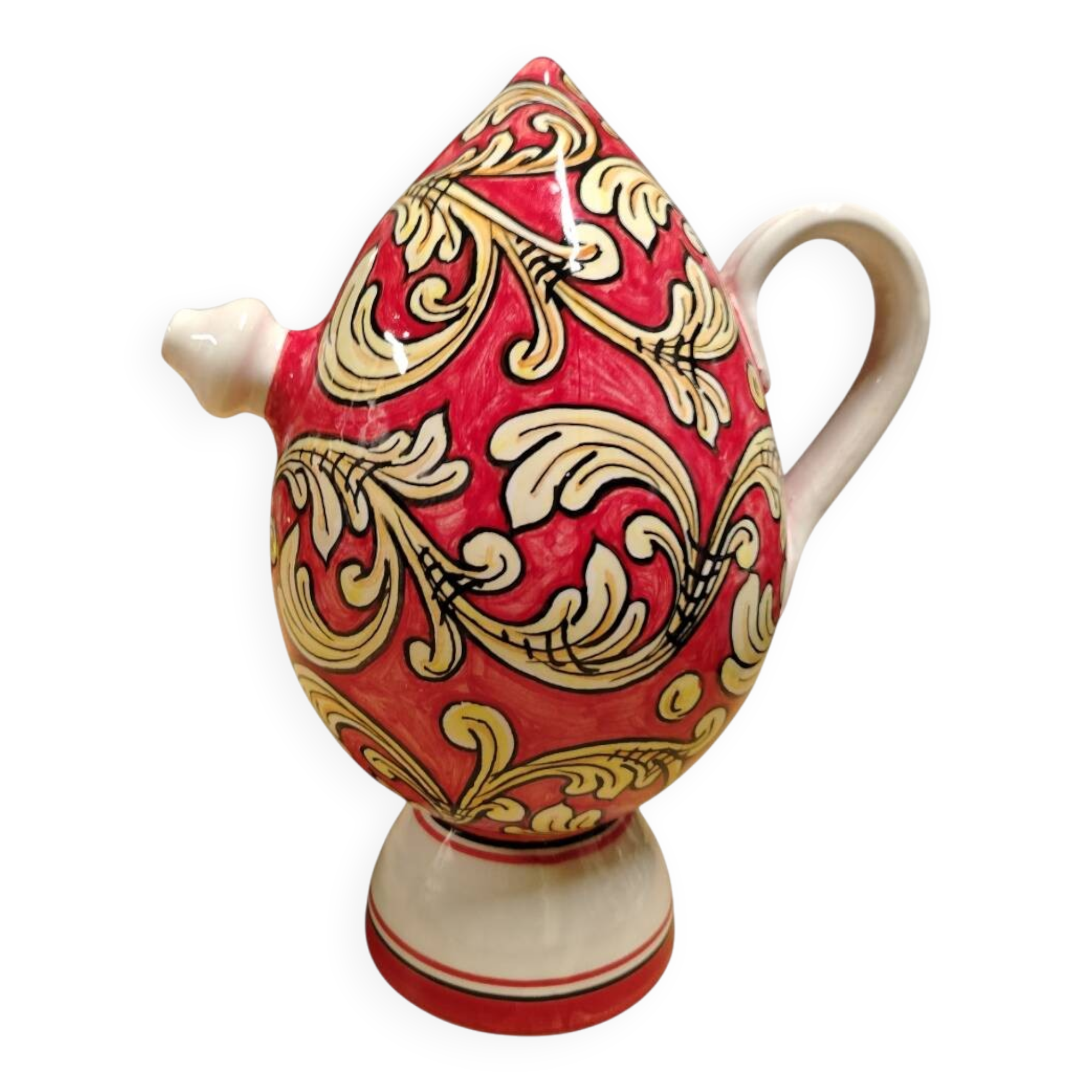 Brocca "Magica" in ceramica  per acqua e vino