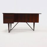 Rosewood Boomerang Desk by Peter Løvig Nielsen for Hedensted Møbelfabrik Denmark 1950s
