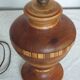 Wooden lamp base