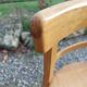 3 bistro chairs, light colour