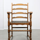 Vintage Medieval Oak Chairs, set of 4