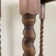 Side table in the countryside style in turned wood