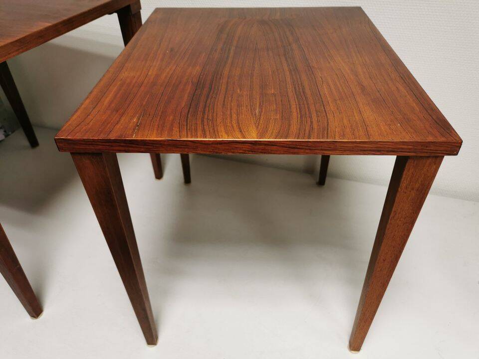 Pair of Vintage Coffee Tables , Trundle , Danish Scandinavian Design
