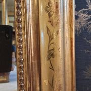 Louis Philippe mirror with pediment 148 x 95