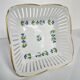 Porcelain Pocket Emptier - Manufacture du Lys Royal with Cornflower decoration