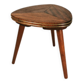 Modernist mahogany flower stand, Germany, 1960s.