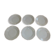 Bavaria white porcelain dinner plates