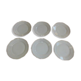 Assiettes plates en porcelaine blanche Bavaria