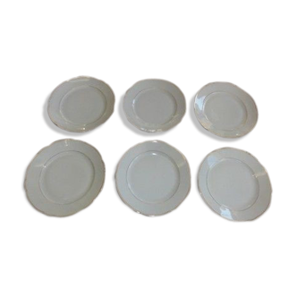Bavaria white porcelain dinner plates