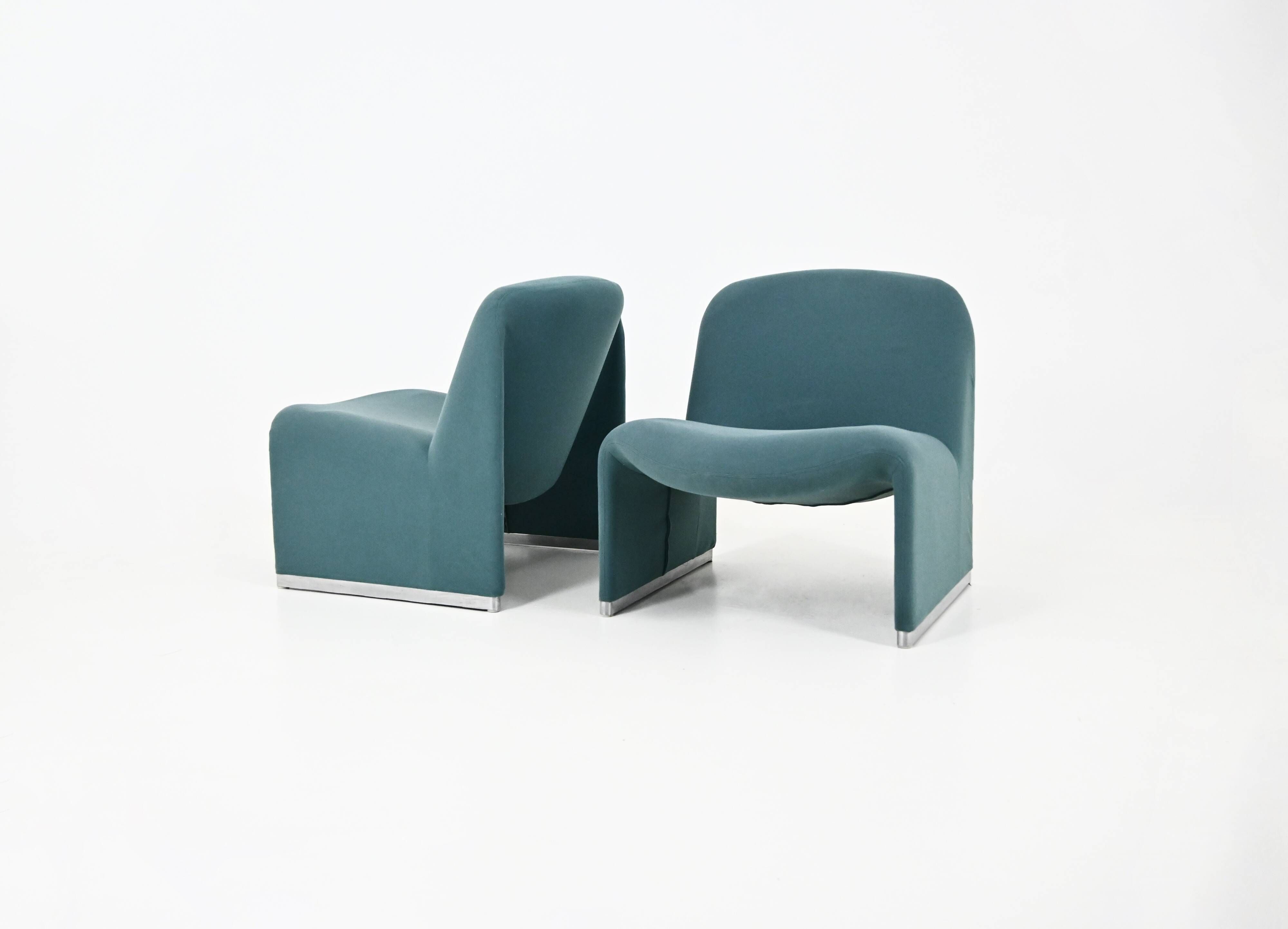 Paire de fauteuils « Alky » de Giancarlo Piretti pour Anonima Castelli, ann