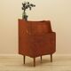 Bureau secrétaire en teck, design danois, années 1970, fabricant : AG Spejl Kobberbes