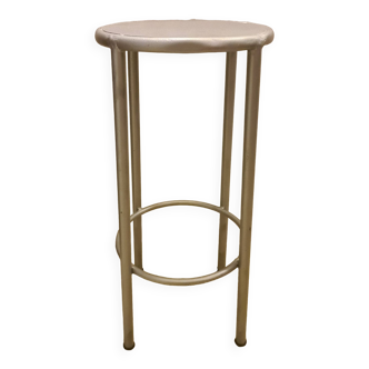 Old metallic gray bar stool Perfect condition