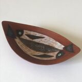 Empty cut danish ceramic pockets 60 signed