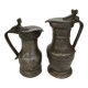 Pair of wine pitchers in pewter XVIIIth date 1753