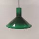 Suspension Holmegaard P&T, verre vert. 1976, Danemark