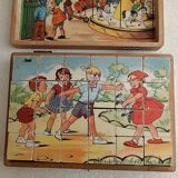 Set of wooden cubes "Beach holiday"